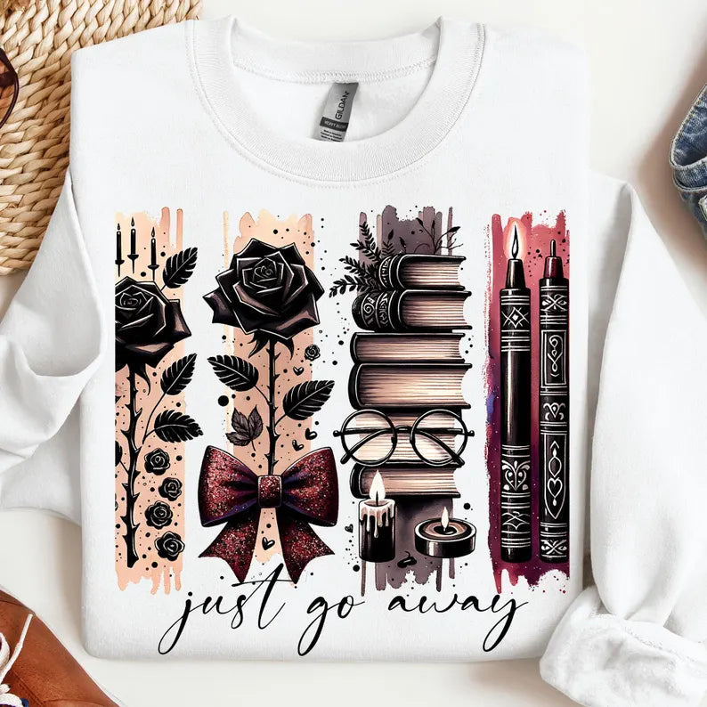 Bookish Book Lover PNG