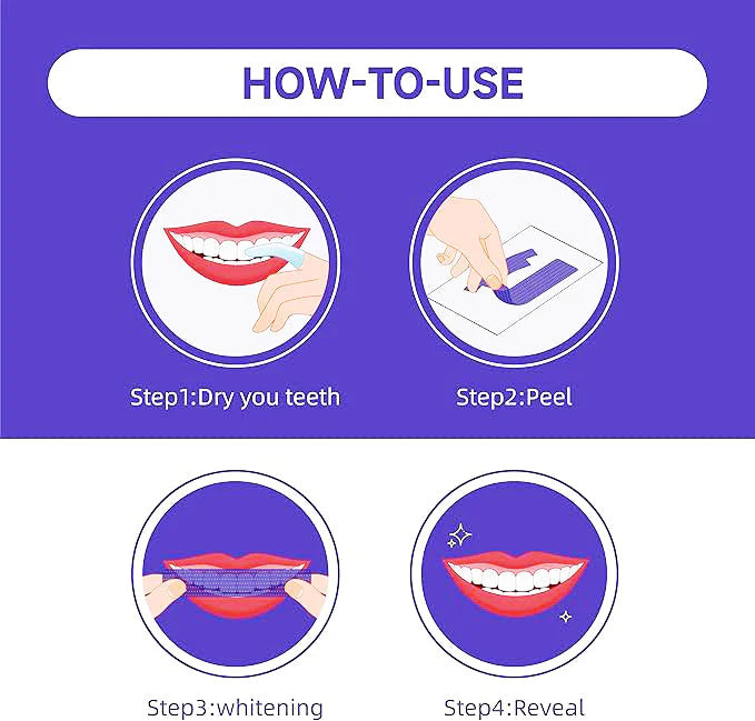Arconism™ Purple Teeth Whitening Strips