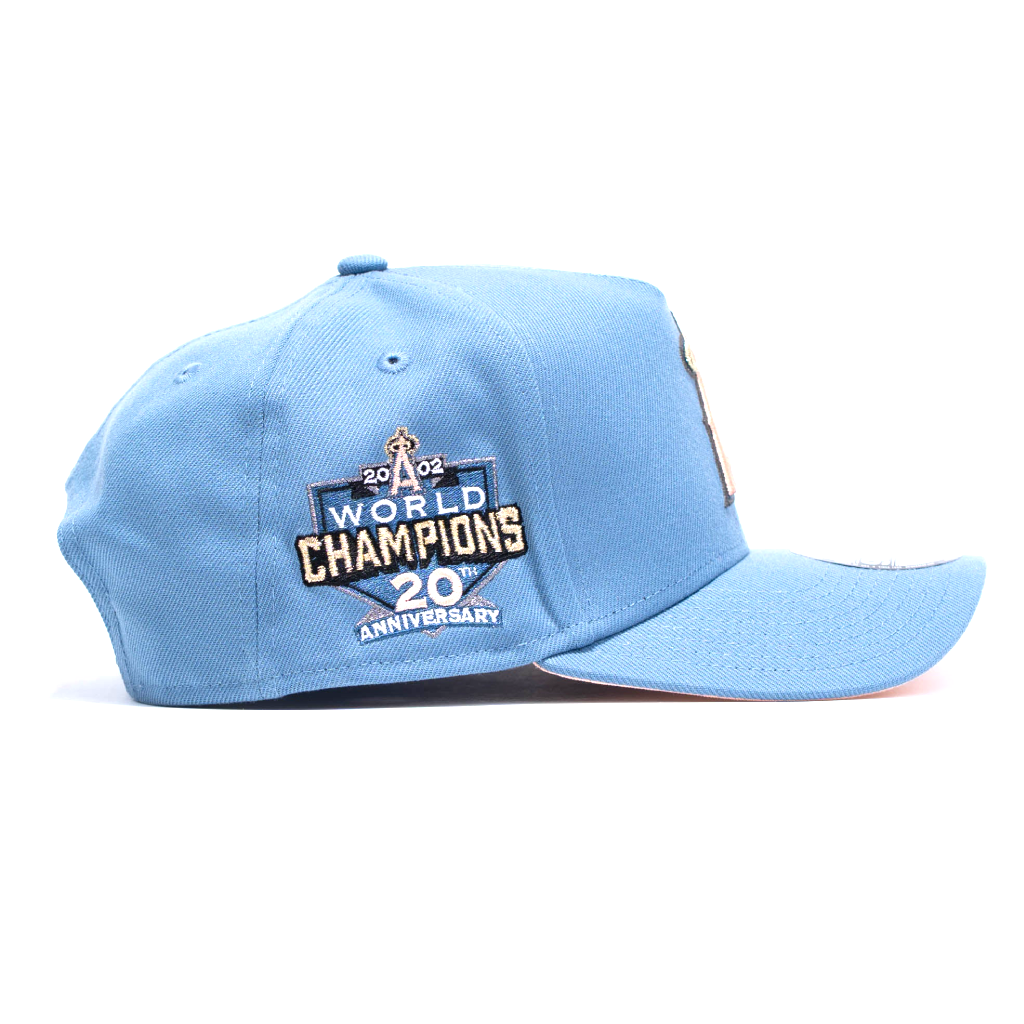 Anaheim Angels Azul y Durazno WC 20 Aniversario Snapback