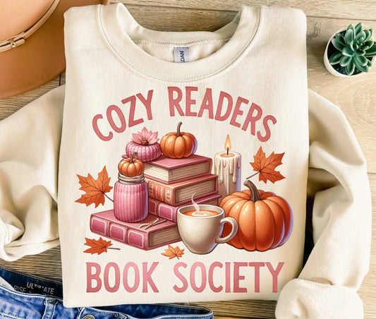 Cozy Readers Book Society Png